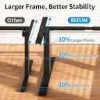BIZUM Electric Standing Desk Frame, Height Adjustable Sit Stand Desk Base - Image 9