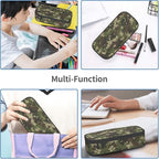YIJIUWKIS Camo Pencil Case for Kids Boys Girls, Big Capacity Green Pencil Pouch - Image 5