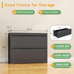 LONGLINK 2 Drawer Lateral File Cabinets - Image 3
