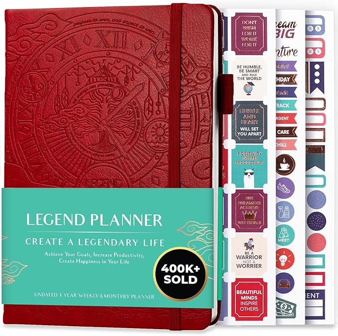 Legend Planner – Weekly & Monthly Life Planner to Hit Your Goals & Live by LegendPlanner