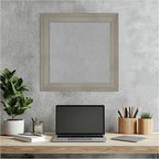 Amanti Art Grey Framed Magnetic Board 20x20 Small Vision Board - Image 6