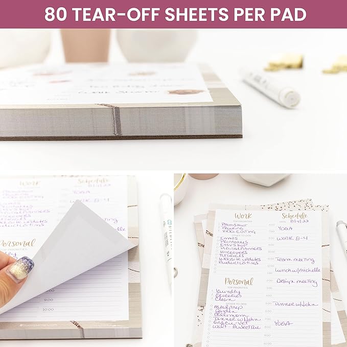 bloom daily planners Timed Work & Personal To Do List Planning Pad - Image 3