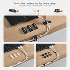 EUREKA ERGONOMIC Metal 316 PCS Cable Management Organizer Kit Cable Raceways - Image 6