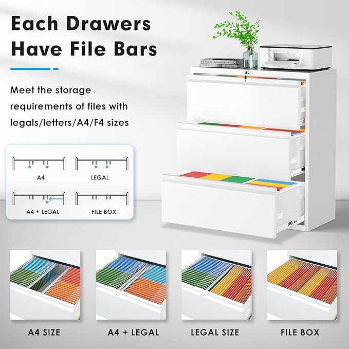 Pataku Metal Lateral File Cabinet - Image 4