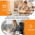 PIAMIG Digital Kitchen Timer Alarm Clock - Image 3