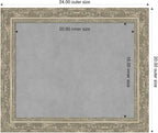 Amanti Art Silver Framed Magnetic Board 20x24 Small Vision Board - Image 2