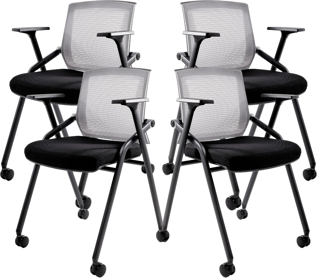 BLANEDUO Conference Room Chairs, Folding Office Desk Chair