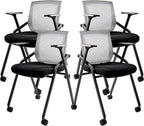 BLANEDUO Conference Room Chairs, Folding Office Desk Chair by BLANEDUO