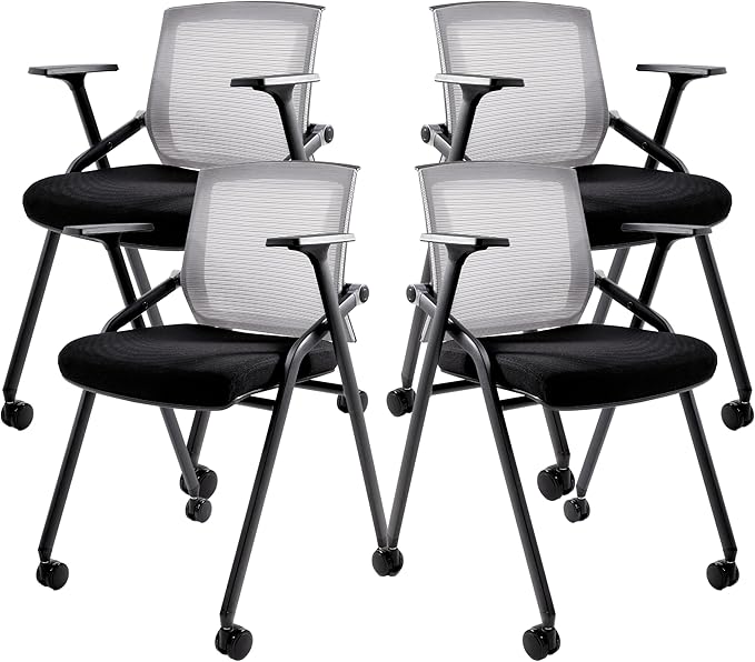 BLANEDUO Conference Room Chairs, Folding Office Desk Chair by BLANEDUO