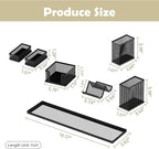 SUPEASY Pen Holder for Desk, 6 Piece Mesh Desk Organizer set for Office - Image 3