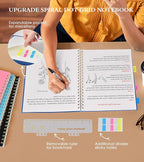 UEBZFOCS Dotted Notebook, Spiral Notebook Journal 8.5” x 11”, A4 Large Dot Grid - Image 5