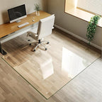 Koonmi Tempered Glass Chair Mat by KOONMI