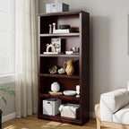 Bevfint Bookshelf, Open Storage 70 Inch Tall 5 Shelf Bookcase, Floor Standing by Bevfint