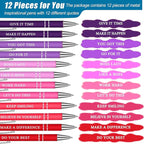 Zonon 12 Pcs Inspirational Pens Bulk Funny Ballpoint Pen - Image 3