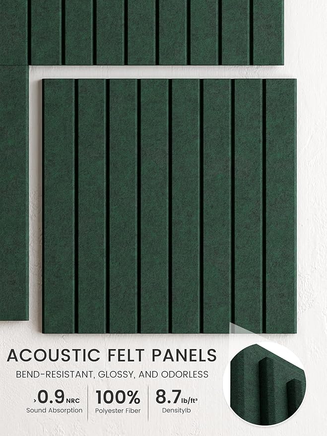 Bumusty Large Felt Bulletin Board 48" x 36" Cork Board Alternative-12 Pack - Image 3
