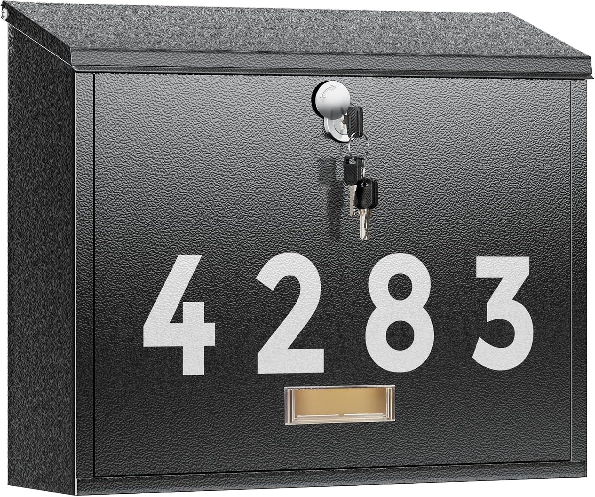 LAND·VOI Locking Wall-Mount Mailbox