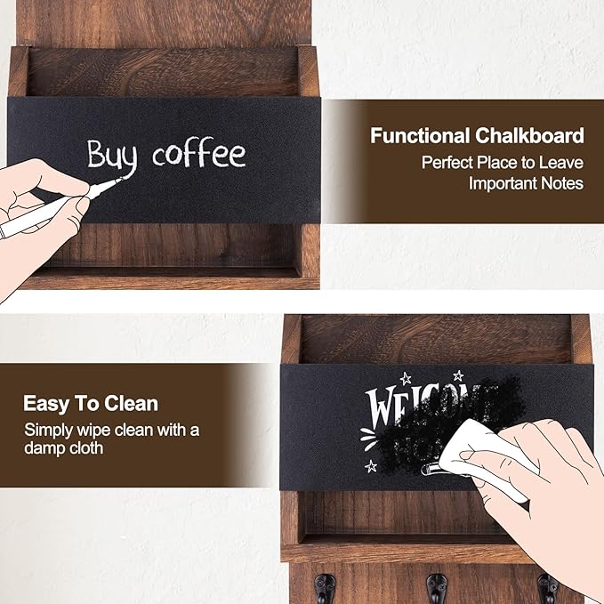Lucundm Key and Mail Holder for Wall, Key Holder - Image 5