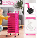 GLACER 10 Drawers Rolling Cart, Storage Cart - Image 5