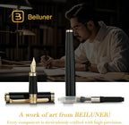 BEILUNER Black Fountain Pen, Stunning Luxury Pens - Image 6