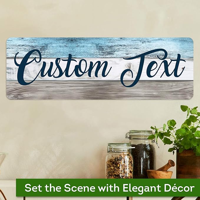 Custom Sign, Custom Street Sign, 11 Font Colors, 13 Font Styles, 4 Hole Options - Image 4