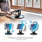 EHO Tablet Kiosk Stand, 360° Rotating Commercial Tablet Stand, Retail Kiosk - Image 6