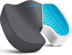 Office Chair Seat Cushion, Cooling Gel Enhanced Memory Foam Cushion by CushZone