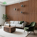 AUTORIFIC Wood Veneer Sound Panels, 10 Pack 47.2”x23.6” Wall Panels, Decorative - Image 6