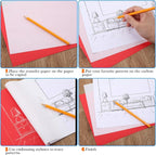 Outus 30 Pack Carbon Papers for Tracing, Graphite Carbon Copy Tracing Paper for - Image 3