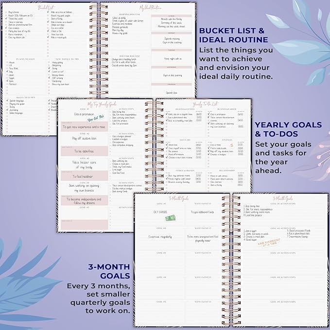 PLANBERRY Large Hourly Schedule Planner Premium – Undated Organizer - Image 5