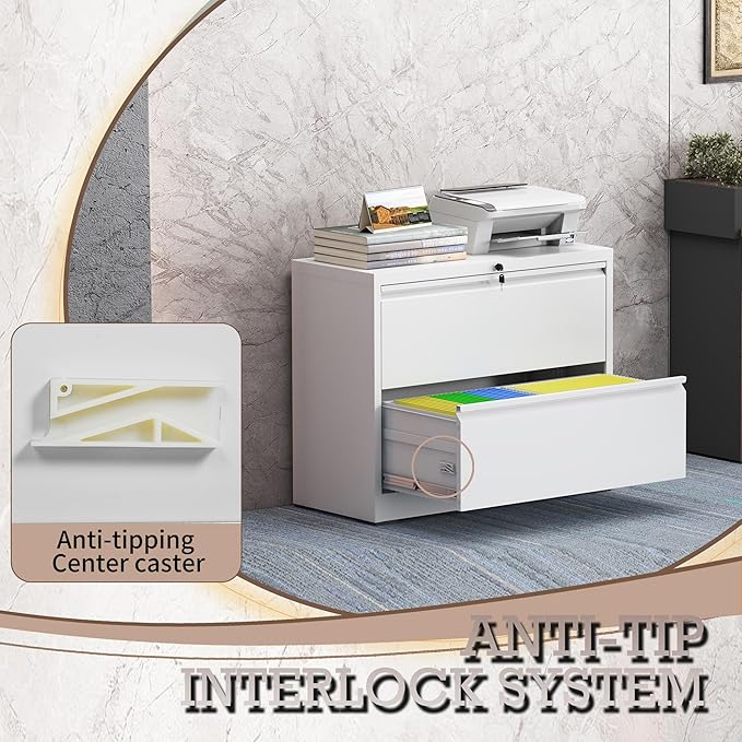 mysteeldepot 2 Drawer Lateral File Cabinet - Image 7