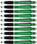 Personalized Pens with Gel Highlighter and Stylus -200 Pack Bulk-Free Imprint - by Sypen