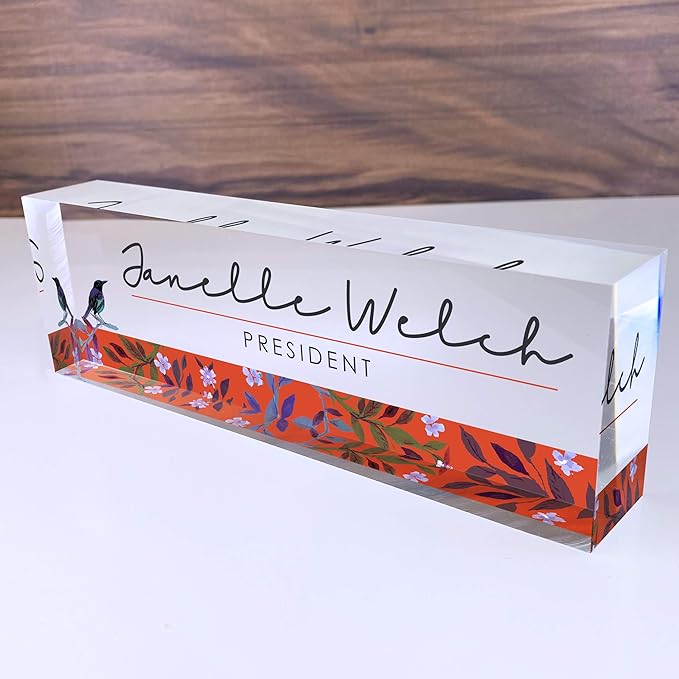 Artblox Office Desk Name Plate Personalized | Custom Name Plates by Artblox