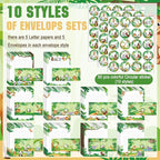 TaoBary 160 Packs Stationery Paper Set 60 Round Dot Sticker, 10 Design - Image 5