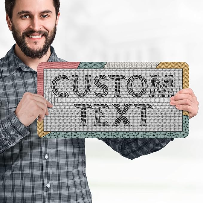 Custom Sign, Custom Street Sign, 11 Font Colors, 13 Font Styles, 4 Hole Options - Image 2