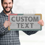Custom Sign, Custom Street Sign, 11 Font Colors, 13 Font Styles, 4 Hole Options - Image 2