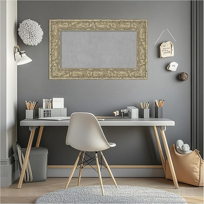 Amanti Art Silver Framed Magnetic Board 19x31 Small Vision Board - Image 7
