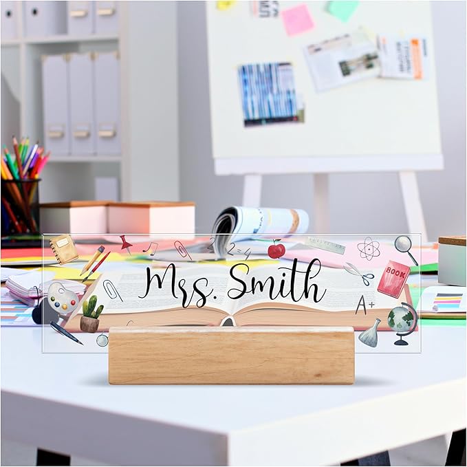 Acrylic Desk Name Plate Personalized - Image 6