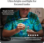 Brightech LightView Pro Flex 2 in 1 Magnifying Desk Lamp, 2.25x Light Magnifier - Image 3