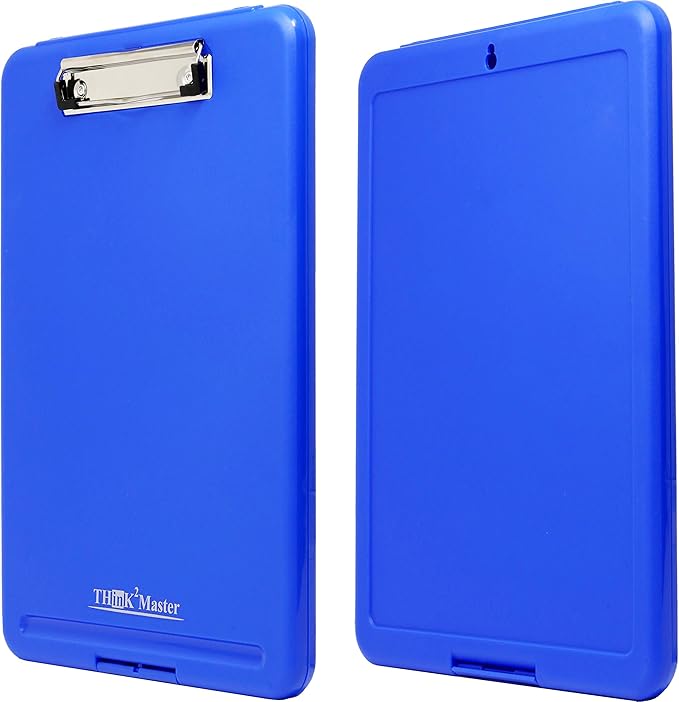 Think2Master Blue Plastic Storage Clipboard. | 25% Heavier & 25% Sturdier| - Image 5