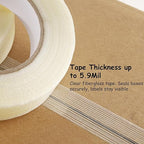 Lichamp Mono Filament Strapping Tape, 4 Roll 1 Inch x 60 Yards 5.9 Mil - Image 5