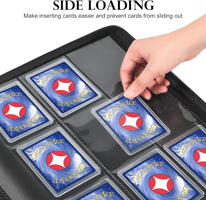 GEAoffice Waterproof Top Loader Binder Holds 324 Cards, Side Loading 9 Pocket - Image 5