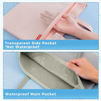 Pendancy Mesh Zipper Pouch A4 Size, Large Double Pocket Waterproof File Bag - Image 3