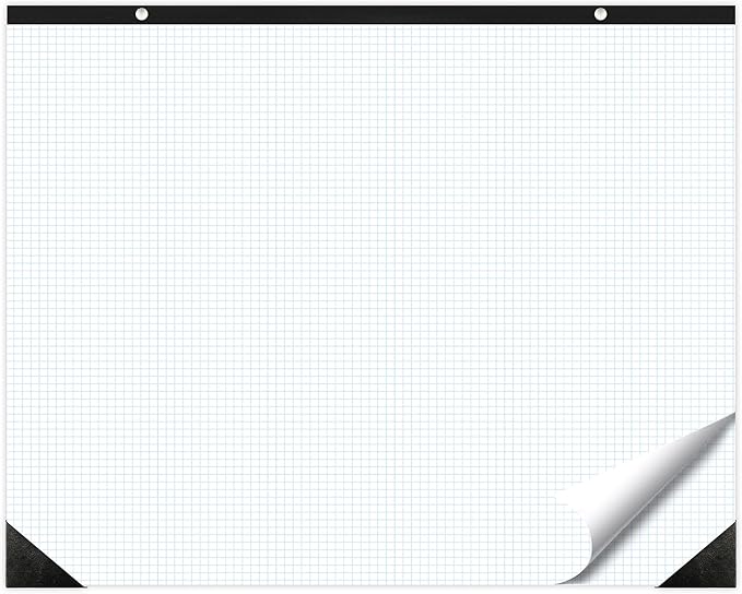 gisgfim Large Engineering Graph Paper 22x17 in Sturdy Graph Desk Pad 1/4 in by gisgfim
