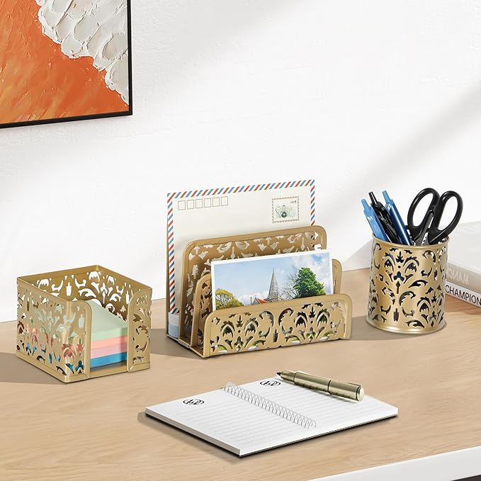 EasyPAG Desk Organizers and Accessories 3 Pieces Office Organizer Set - Image 6