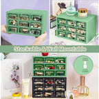 Desk Storage Organizer with 9 Drawers, FODIENS Stackable Desktop Craft Drawer - Image 5
