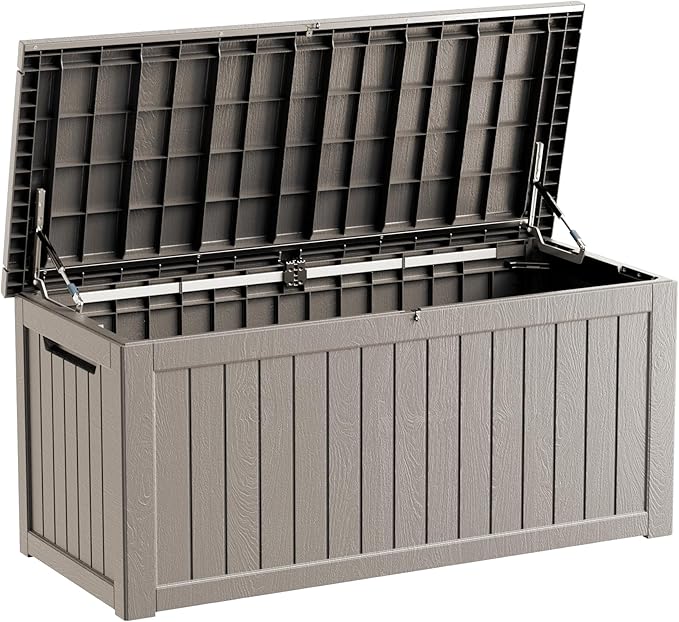 Yardgrace 270 Gallon Heavy Duty Outdoor Storage Box by Unknown