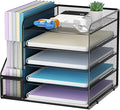 Marbrasse Desk Organizers and Accessories, 5-Tier Paper Letter Tray Organizer by Marbrasse