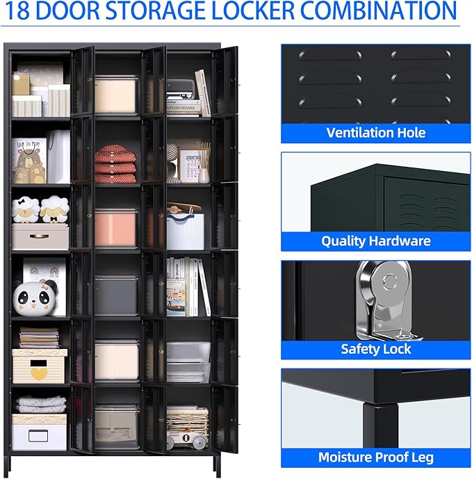 SUPEER Metal Lockers for Employees - Image 3