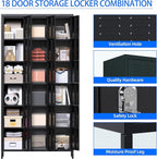 SUPEER Metal Lockers for Employees - Image 3