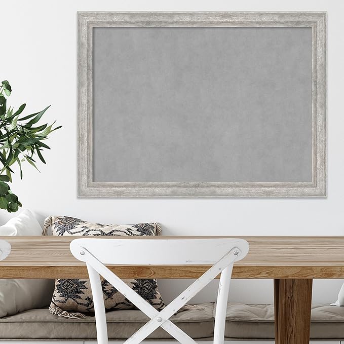 Amanti Art Silver Framed Magnetic Board 23x31 Medium Vision Board - Image 5